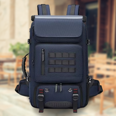 Sac à Dos de Voyage - TravelBackpackBag™ - Bleu