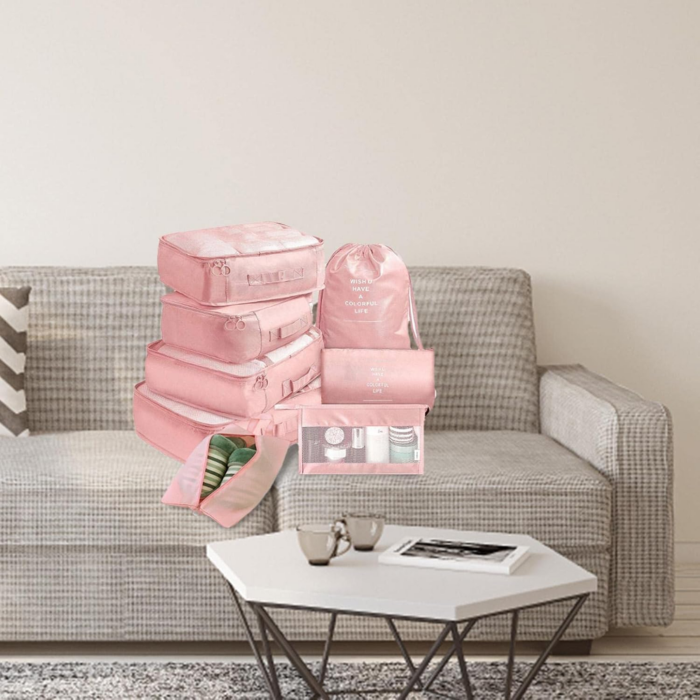 Sac de Voyage - TravelBagOrganizer™ - Rose