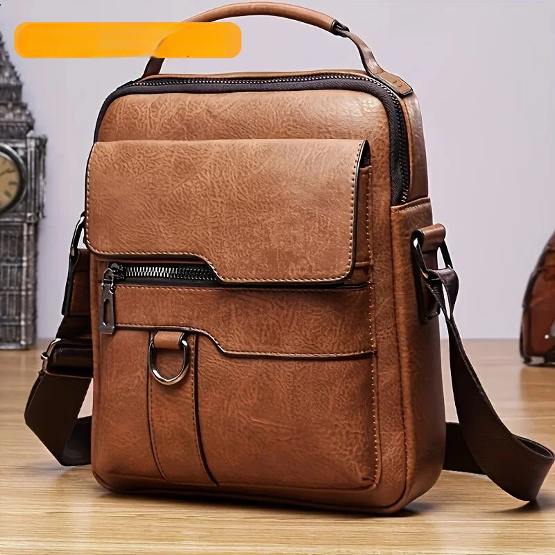 Sac à Dos en Cuir - BriefCaseBackpack™ - Khaki