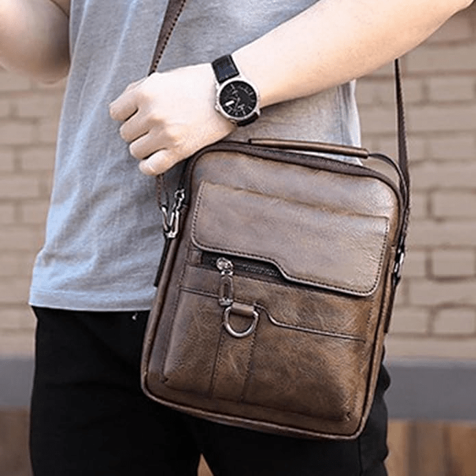 Sac à Dos en Cuir - BriefCaseBackpack™ - Auburn - Sackéa - L'essentiel voyage