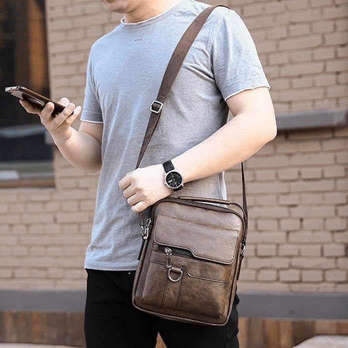 Sac à Dos en Cuir - BriefCaseBackpack™ - Auburn - Sackéa - L'essentiel voyage