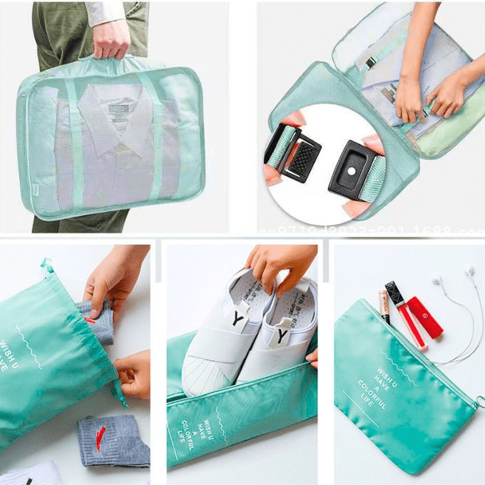 Sac de Voyage - TravelBagOrganizer™ - Vert - Sackéa - L'essentiel voyage