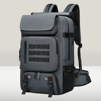 Sac à Dos de Voyage - TravelBackpackBag™ - Gris