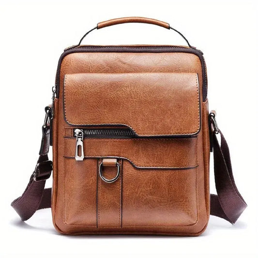 Sac à Dos en Cuir - BriefCaseBackpack™ - Khaki