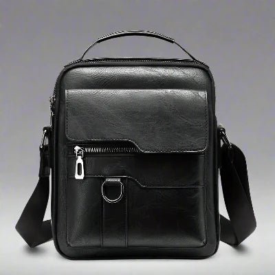 Sac à Dos en Cuir - BriefCaseBackpack™ - Noir - Sackéa - L'essentiel voyage