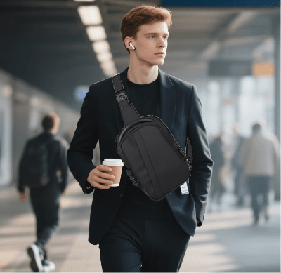 Sac Banane Homme | Urban Secure - Sackéa - L'essentiel voyage