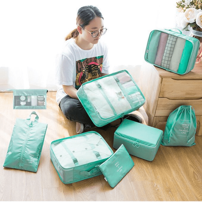 Sac de Voyage - TravelBagOrganizer™ - Vert - Sackéa - L'essentiel voyage
